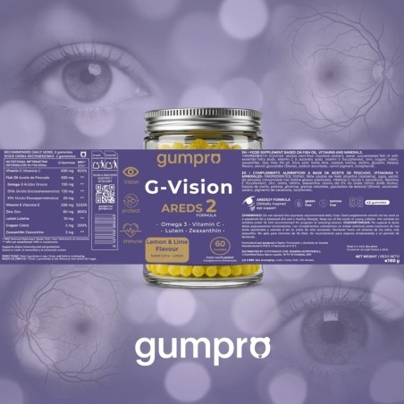 Vision en Gominolas AREDS + Luteína y Zinc | Gumpro