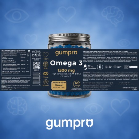 Gominolas Omega 3 · Corazón, cerebro y ánimo | Gumpro