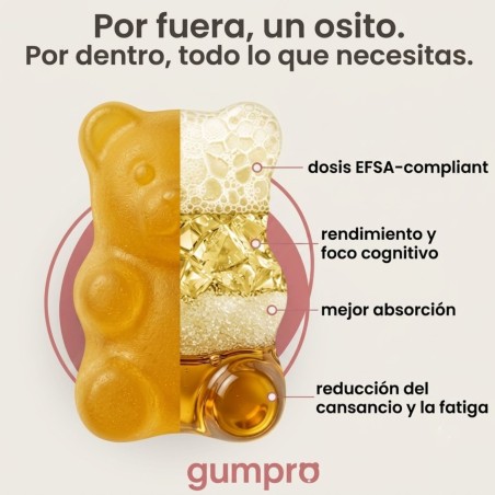 Gominola Gumpro de Creatina 3000 mg de creatina monohidrato