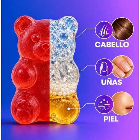 Colágeno en Gominolas 2000mg + Biotina y Vitamina C | Gumpro