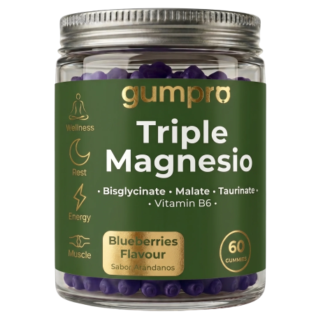 Gominolas de magnesio (triple) · Descanso y energía | Gumpro