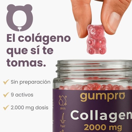 Gominolas de colágeno · Cabello, piel y uñas | Gumpro