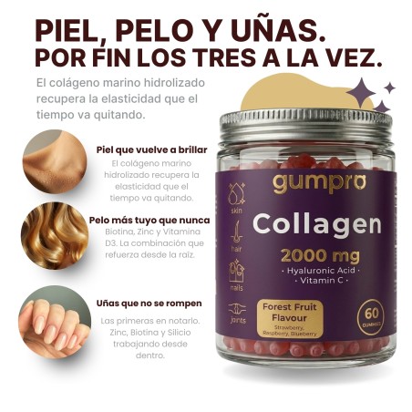 Gominolas de colágeno · Cabello, piel y uñas | Gumpro