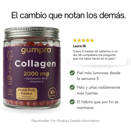 Gominolas de colágeno · Cabello, piel y uñas | Gumpro