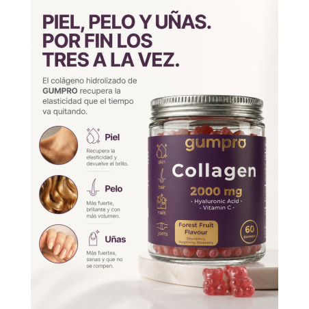 Gominolas de colágeno · Cabello, piel y uñas | Gumpro