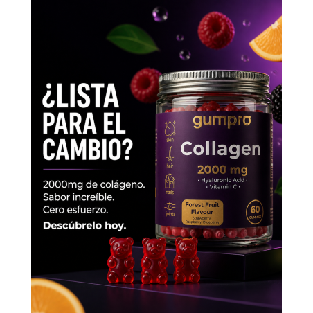 Gominolas de colágeno · Cabello, piel y uñas | Gumpro