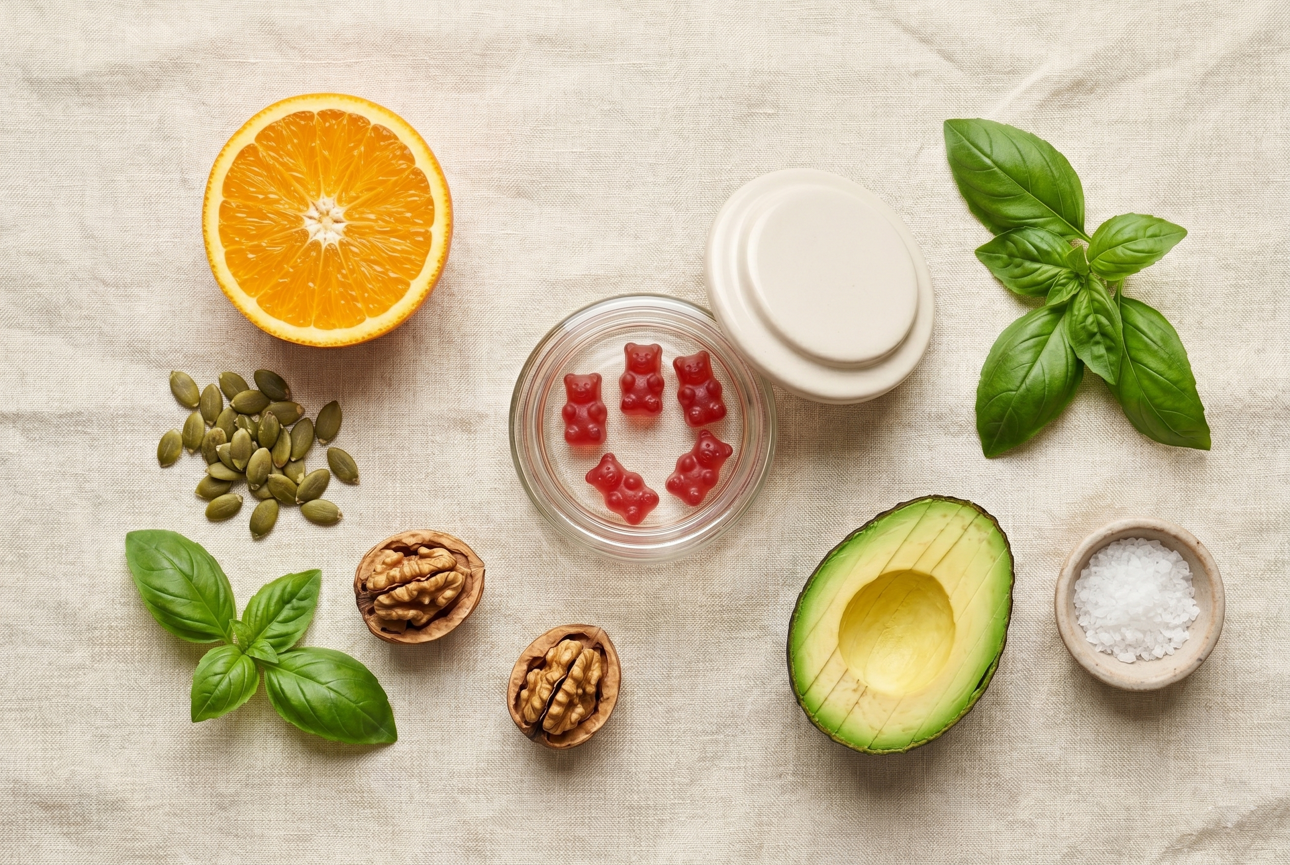 Cofactores naturales del colágeno: vitamina C, zinc, biotina, hialurónico para elegir suplemento completo
