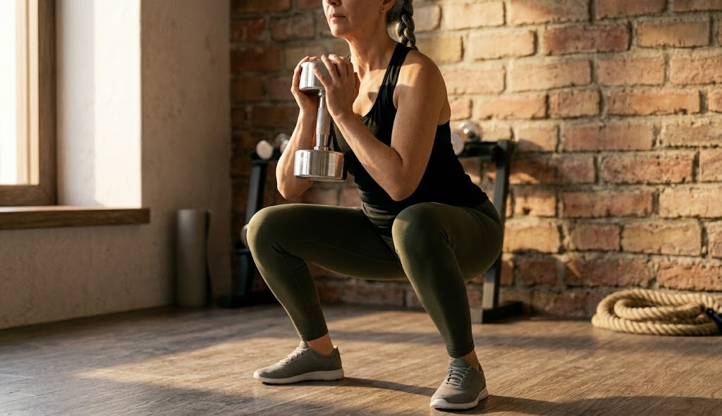 Creatina y densidad ósea en menopausia: entrenamiento de fuerza con carga en mujer postmenopáusica