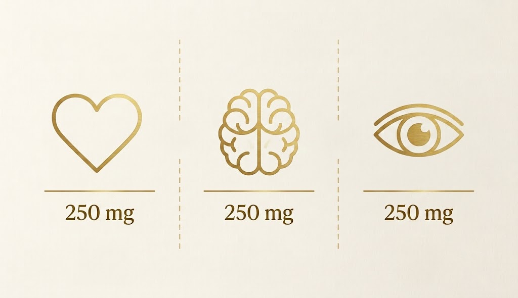 Beneficios del omega 3 en corazón, cerebro y visión: EPA y DHA con claims EFSA aprobados