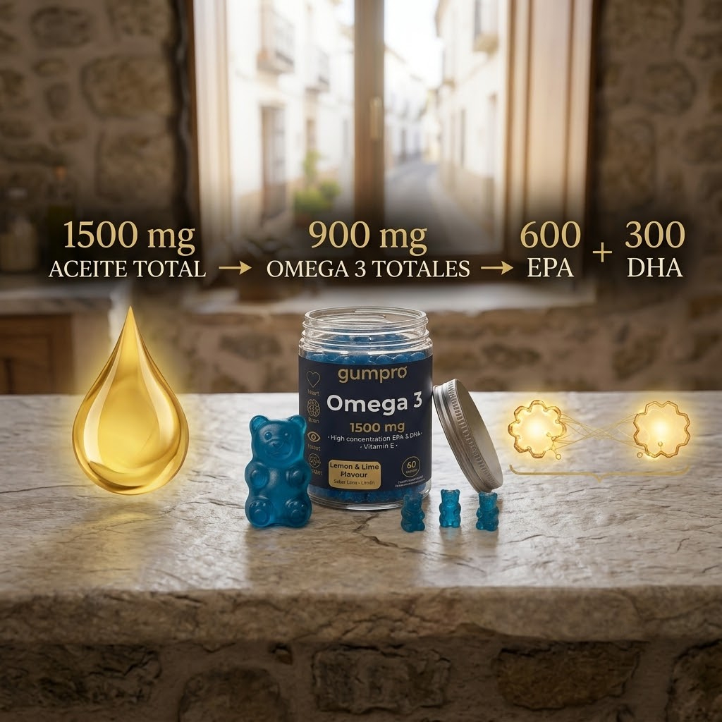 Cómo leer la etiqueta de omega 3: aceite de pescado, omega 3 totales y EPA DHA reales desglosados