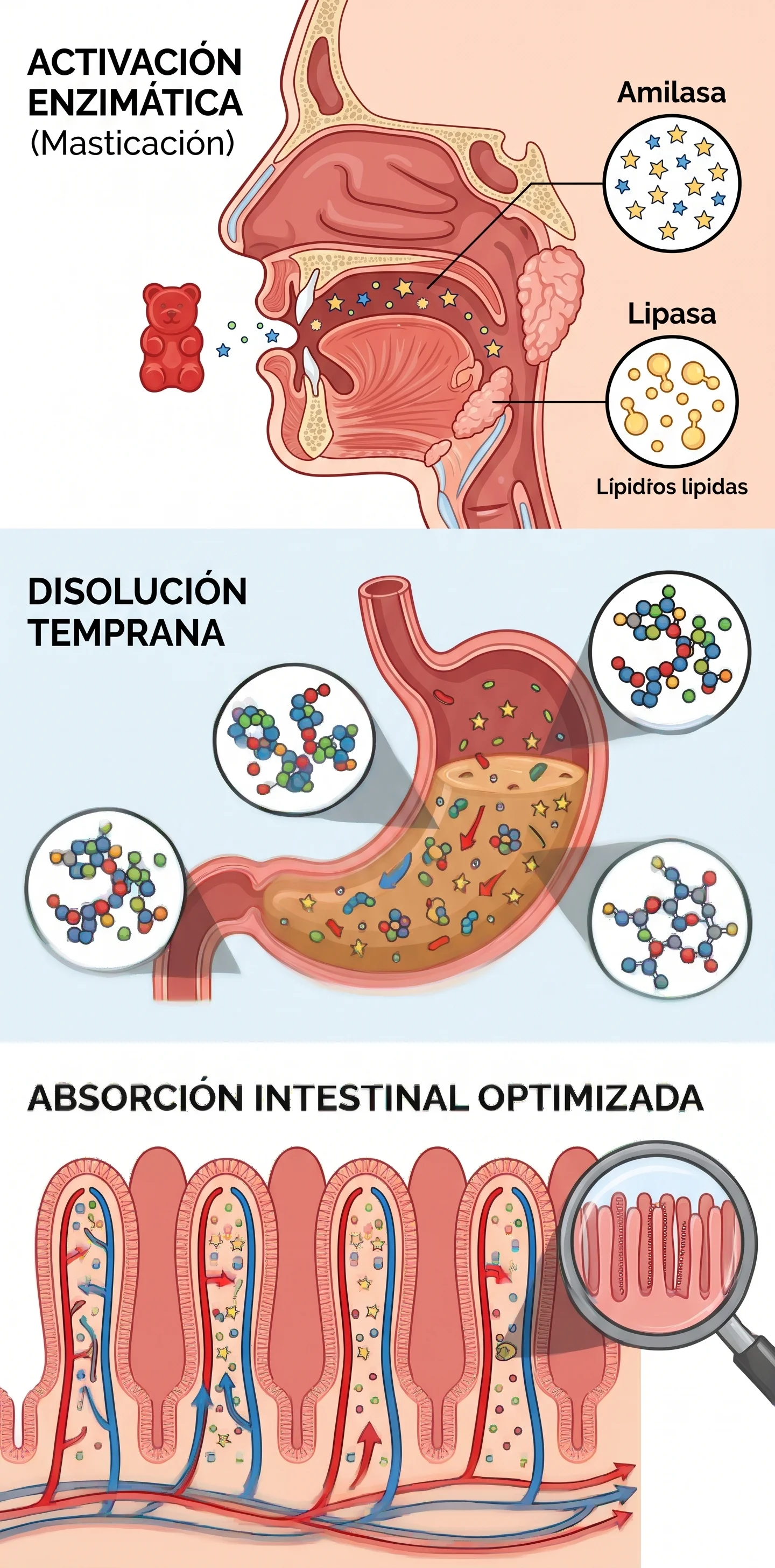 Fisiología digestiva de Gumpro